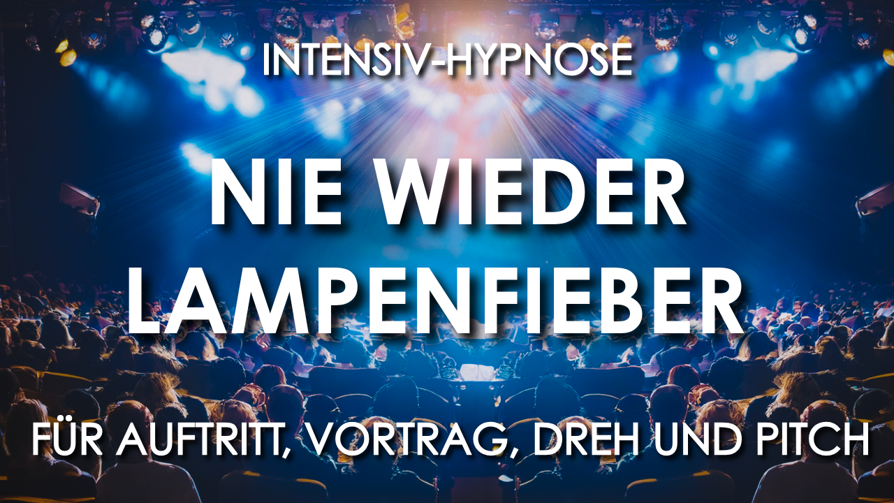 Hypnose gegen Lampenfieber | Entspannt auf der Bühne und vor der Kamera - hypnospace - Hypnose in Augsburg